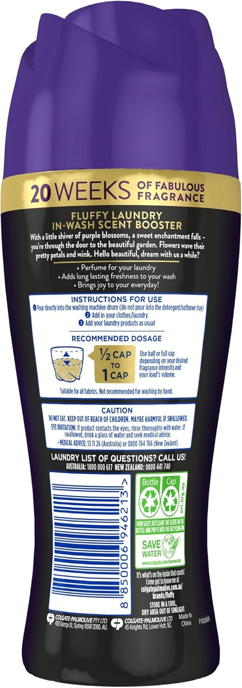 Fluffy Laundry in Wash Scent Booster Beads, 250G, Wonderland, Perfume for Your Wash, Laundry, Long Lasting Freshness, Fragrance image number 5