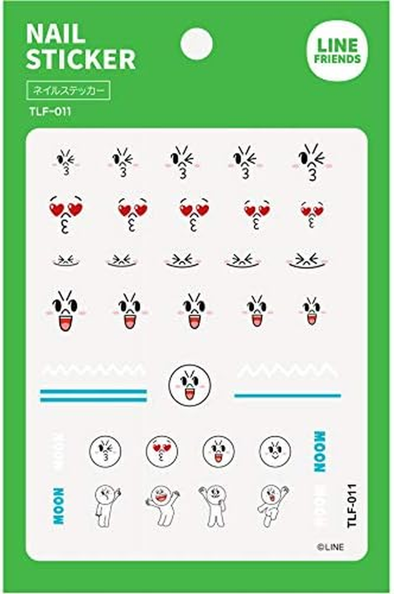 TOK|LINEFRIENDS TLF-006 Nail Sticker image number 6