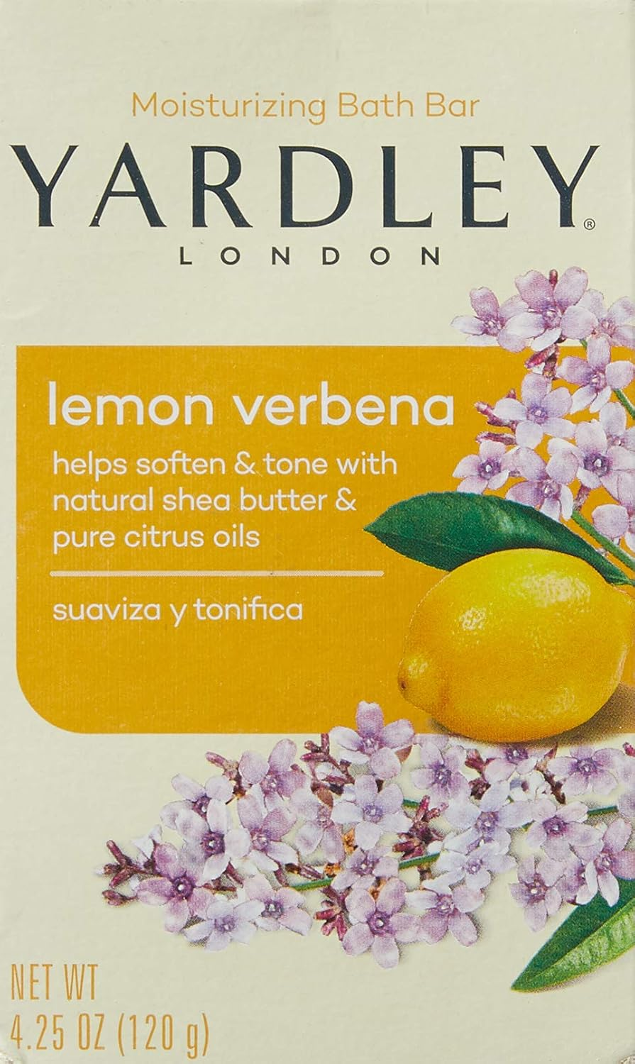 Yardley London Lemon Verbena Naturally Moisturizing Bath Bar, 4.25 Ounce image number 4