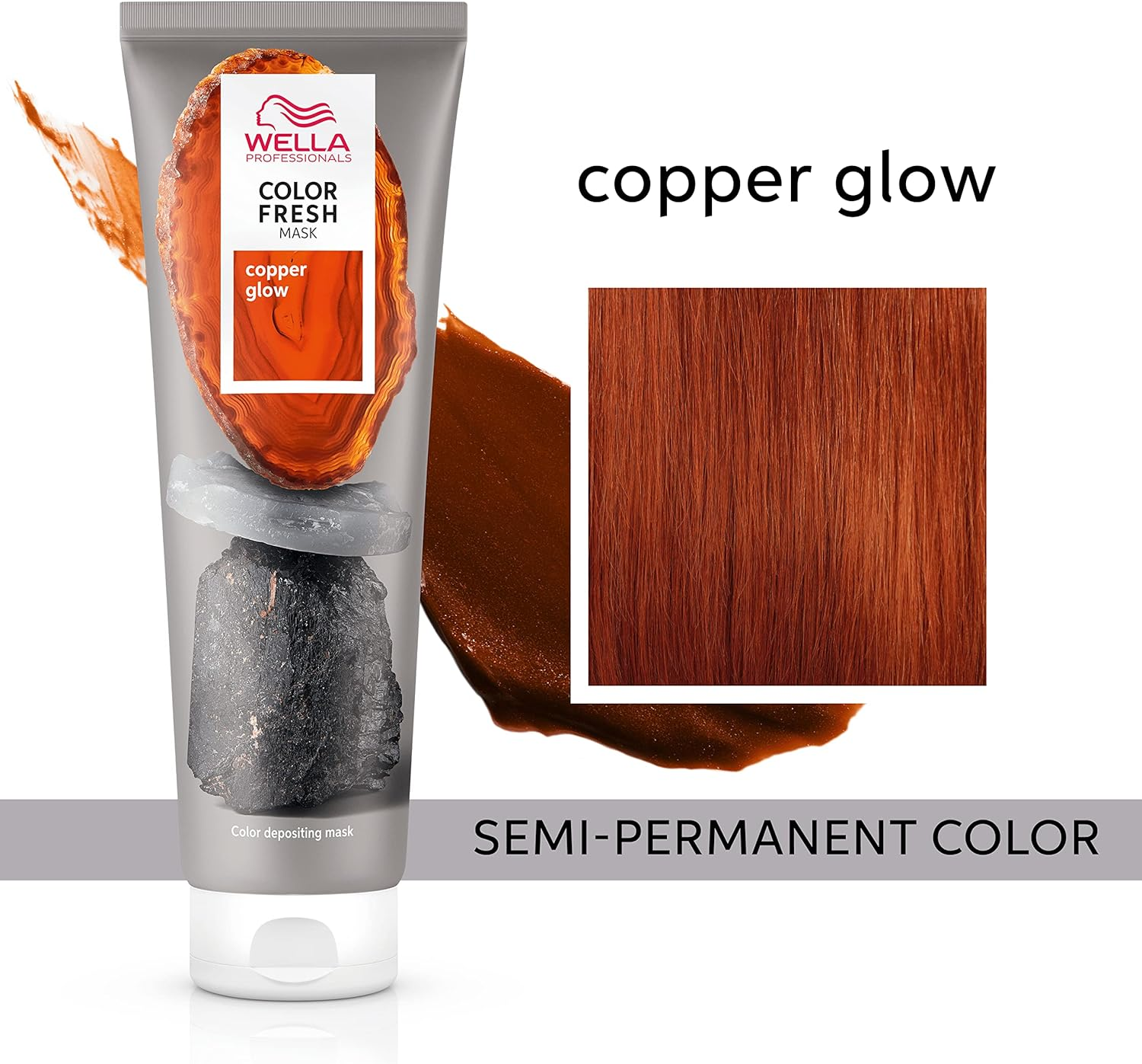 Wella Professional Color Fresh Mask, Temporary Color Refresh Treatment, Copper Glow, 150 Ml image number 6