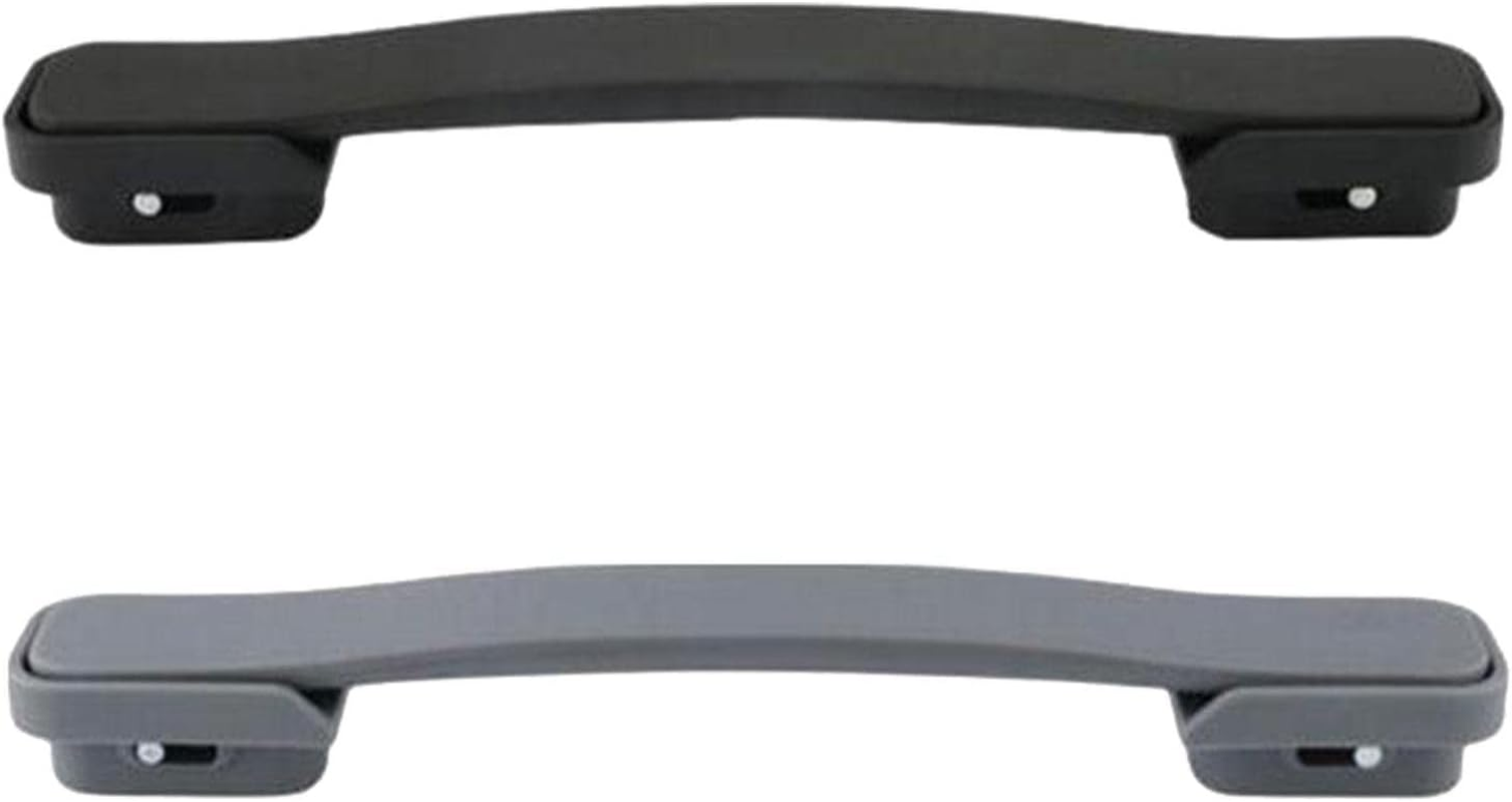 ZGUZMCMK 2Pieces Suitcase Travel Luggage Handle, Wear Resistan Box Handle Carrying Grip, Spare Strap Replacement Part Carry Handles, Gray and Pink, 22Cm