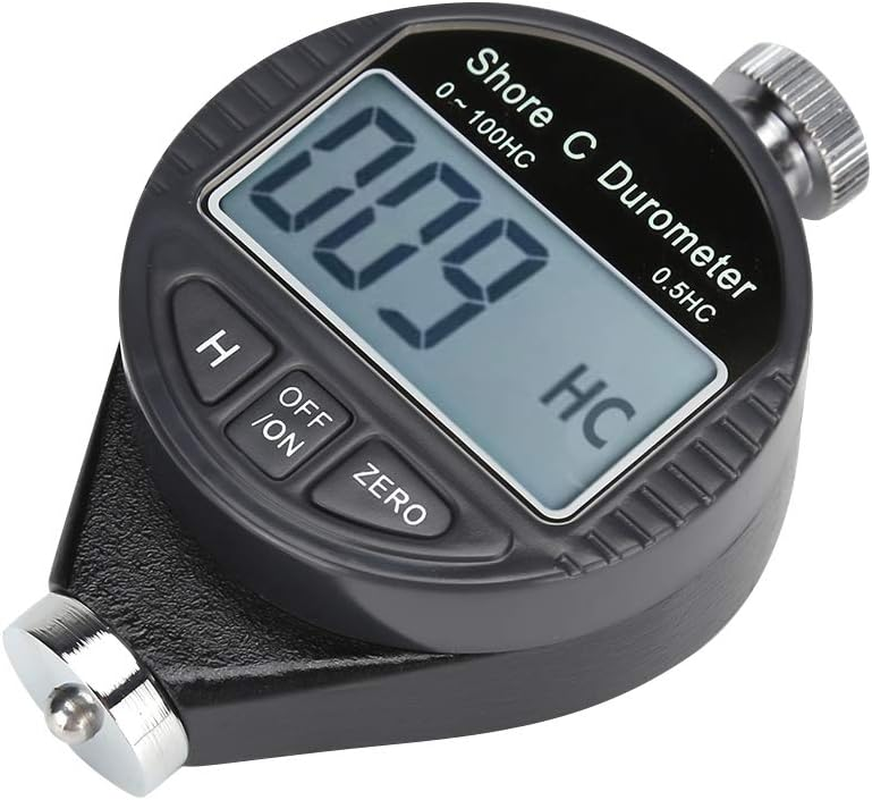 Rubber Tire Durometer, Digital Rubber Hardness Tester, Tire Durometer, Easy to Carry 100HD C Durometer Shore Durable and Stable for Measure Rubber Silica Gel image number 6