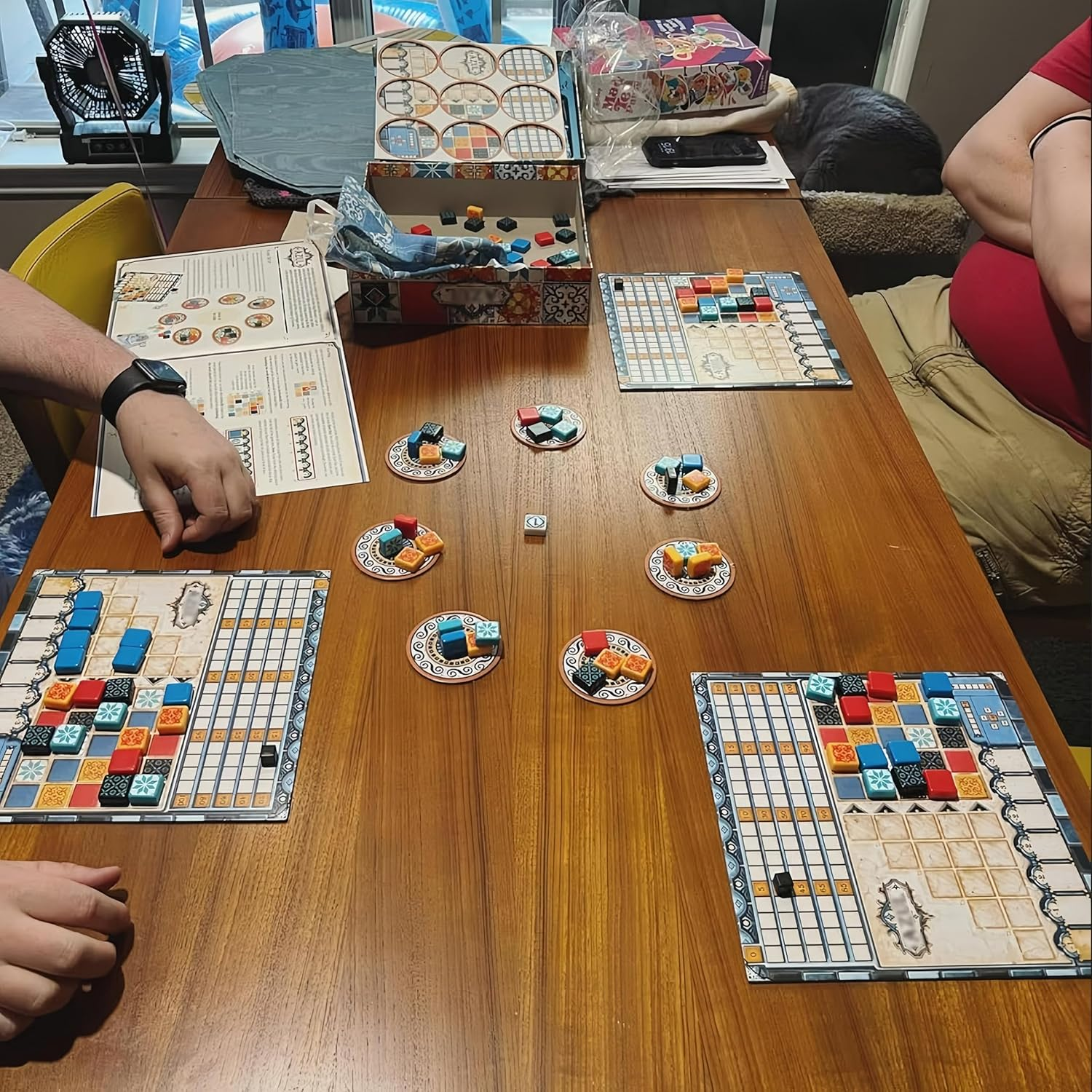 Azul Board Game - Strategic Mosaic Tile Placement Game for Family Fun, Adults & Kids, 2-4 Players, 30-45 Min Playtime, Colourful Pattern Puzzle Game image number 3