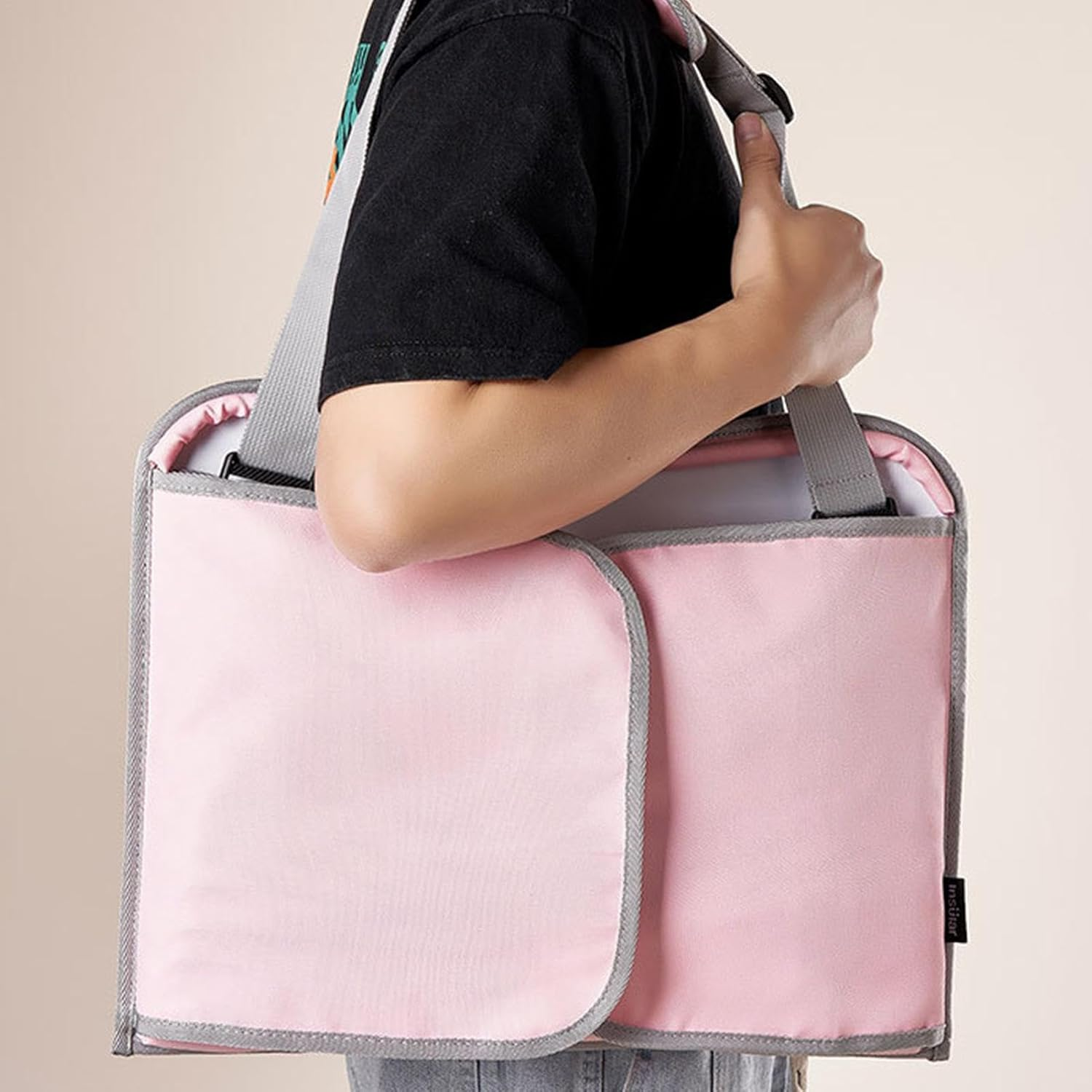 Car Seat Travel Tray,Kids Lap Tray for Car Seat - Portable Car Seat Activity Table Tray, Car Seat Snack Game Tray for Airplane and Stroller - Pink image number 3