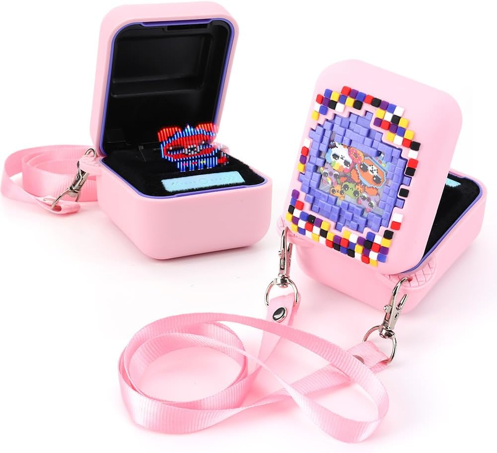 Silicone Cover Case for Bitzee Digital Pet Interactive Virtual Toy Protective Case anti Drop Protective Skin Sleeve Washable with Lanyard for Bitzee Digital Pet Interactive Virtual Toy