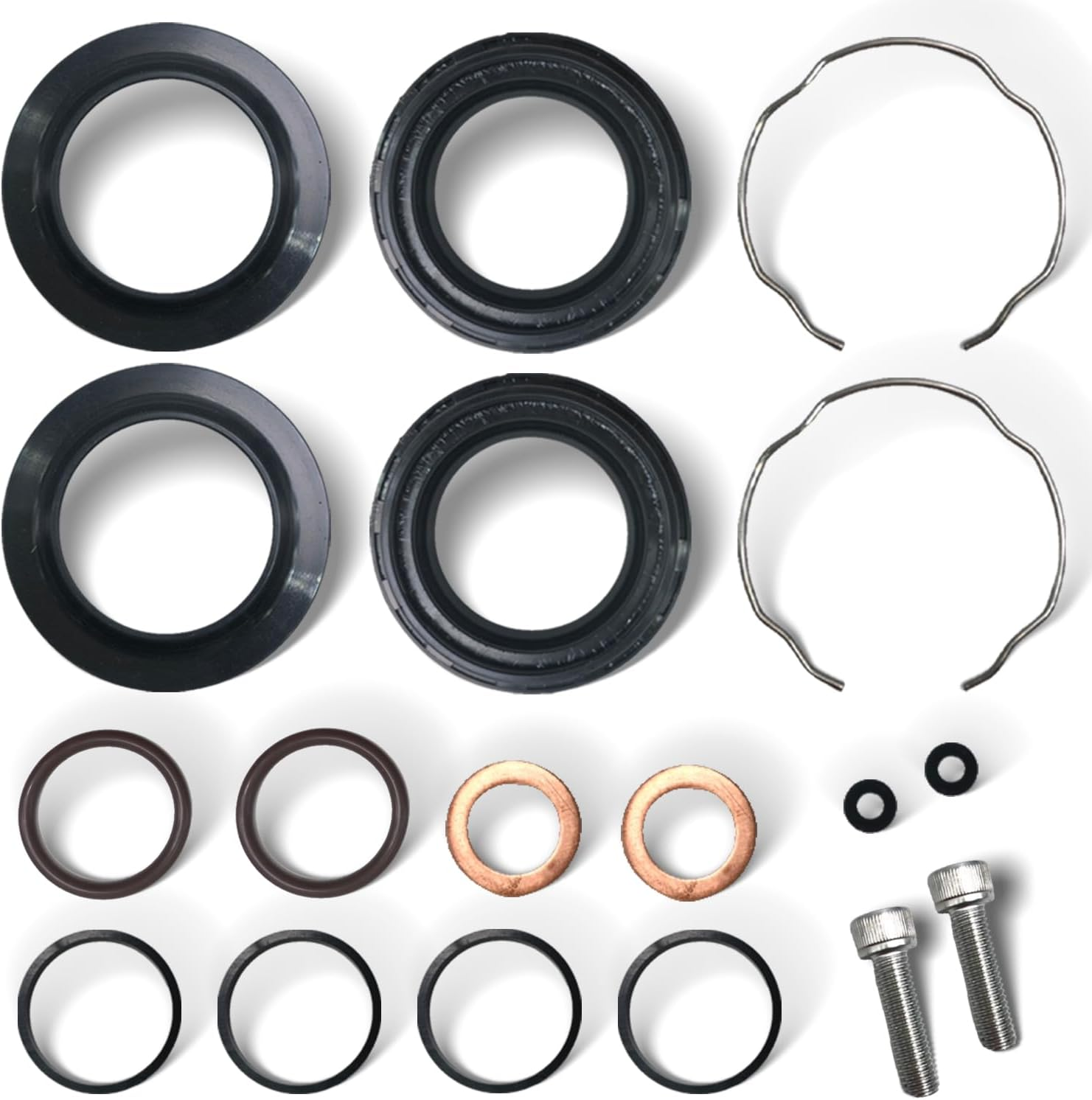 BIGLKNM 41Mm Fork Seal Kit Compatible for Harley 1984-2017 FLHR Road King Electra Glide Sport Heritage Softail, Motorcycle Front Forks Replace for 45849-84 image number 3