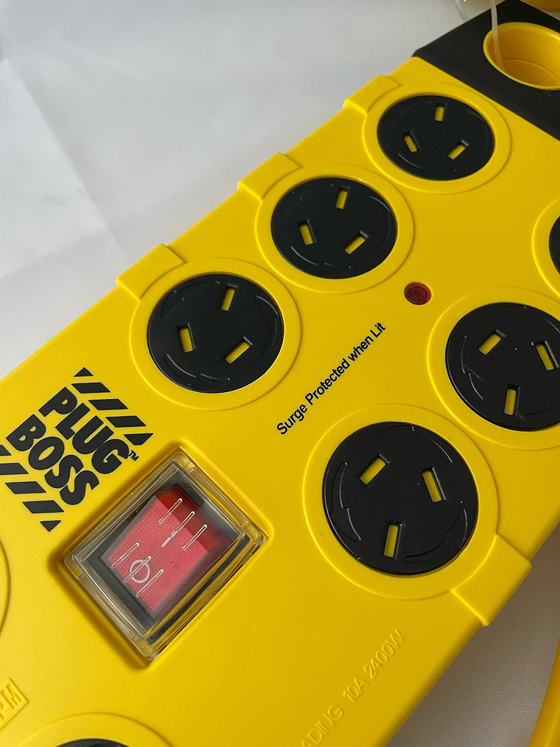 HPM PLUGBOSS 8 Plug RCD Powerboard Residual Current Circuit Breaker Surge Overload Protection 10A D105PBOSSELPA8 image number 3