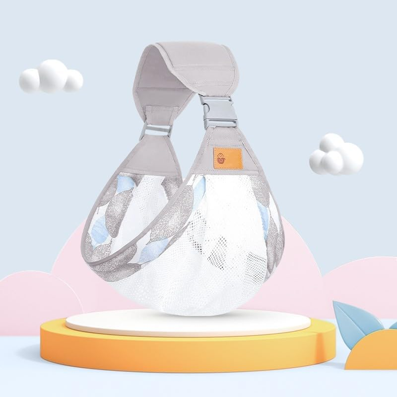 Baby Carrier Toddler Sling Ergonomic, Front Carry for Newborns & Older Babies 8-32 Lbs Infants & Toddlers Adjustable Size Soft Breathable for Shopping Travel New