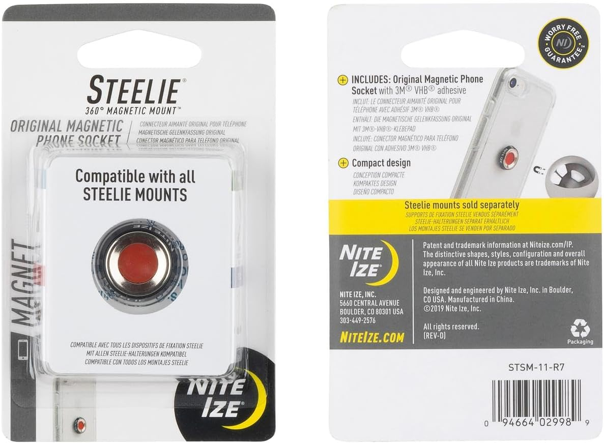 Nite Ize STSM-11-R7 Steelie Magnetic Phone Socket image number 5