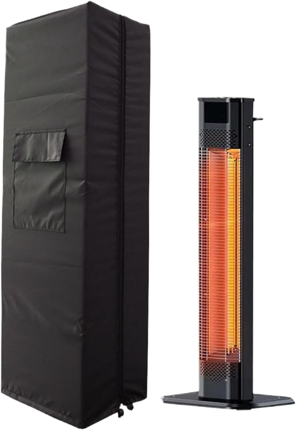 Outdoor Patio Heater Cover | Waterproof Protector - with Zipper Deck Heater Cover | for Outdoor outside Winter Home Air Conditioner Indoor image number 6