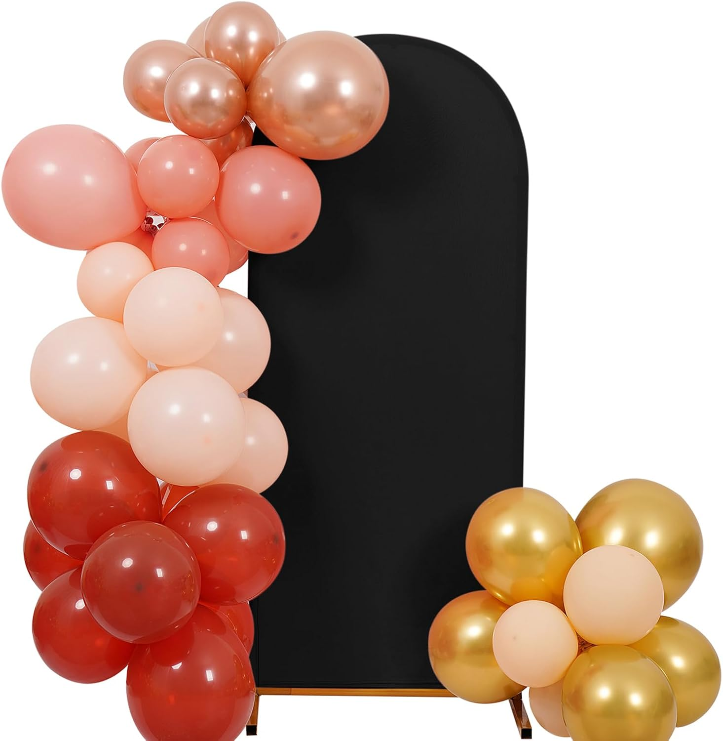 Peomeise 6.6FT Wedding Arch Cover，White Arch Backdrop Cover Stretchy Spandex Backdrop Stand Covers for Birthday Party Ceremony Banquet Decor(79.2" L X 39.6" W)