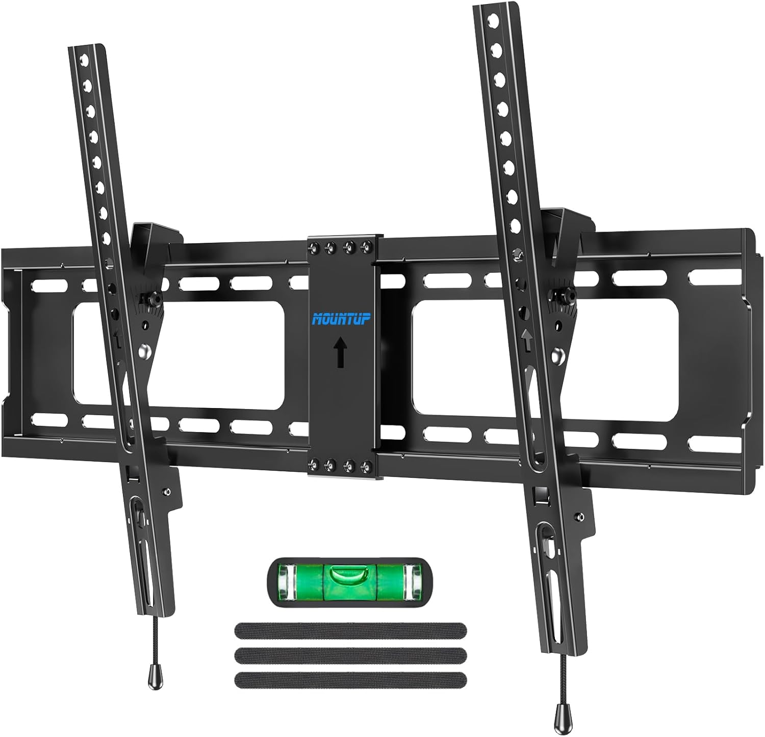 MOUNTUP TV Wall Mount Tilting TV Mount Bracket for Most 37-82 Inch Flat Screen/Curved Low Profile Wall Mount Saving Space Max VESA 600X400Mm Hold up to 132 Lbs Fit 16" 18" 24" Stud MU0008 image number 6