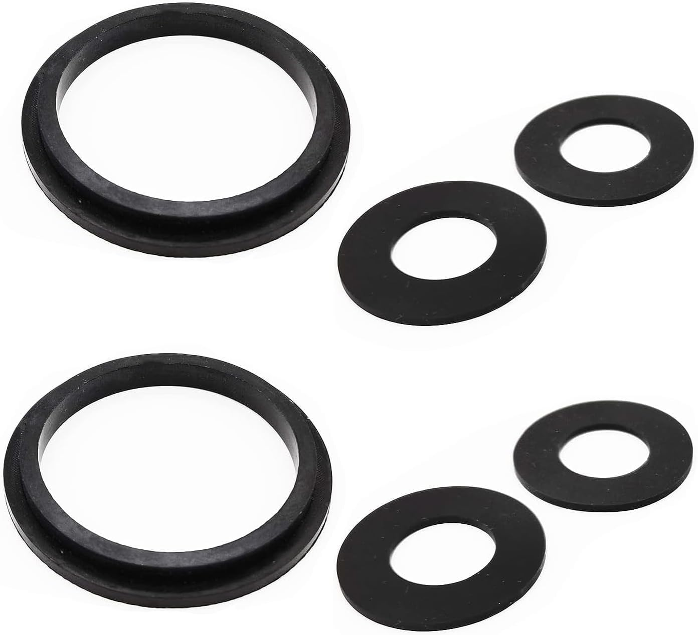 Connector Seals Gaskets Washers Fits for Coleman for Lay-Z-Spa, Nut and Washer (6Pcs) image number 1