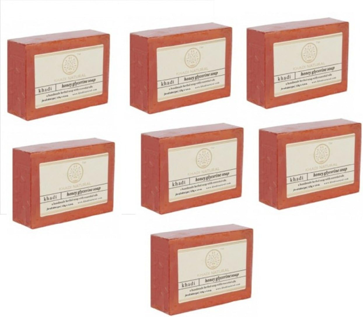Khadi Natural Glycerin Soap (Set of 7)