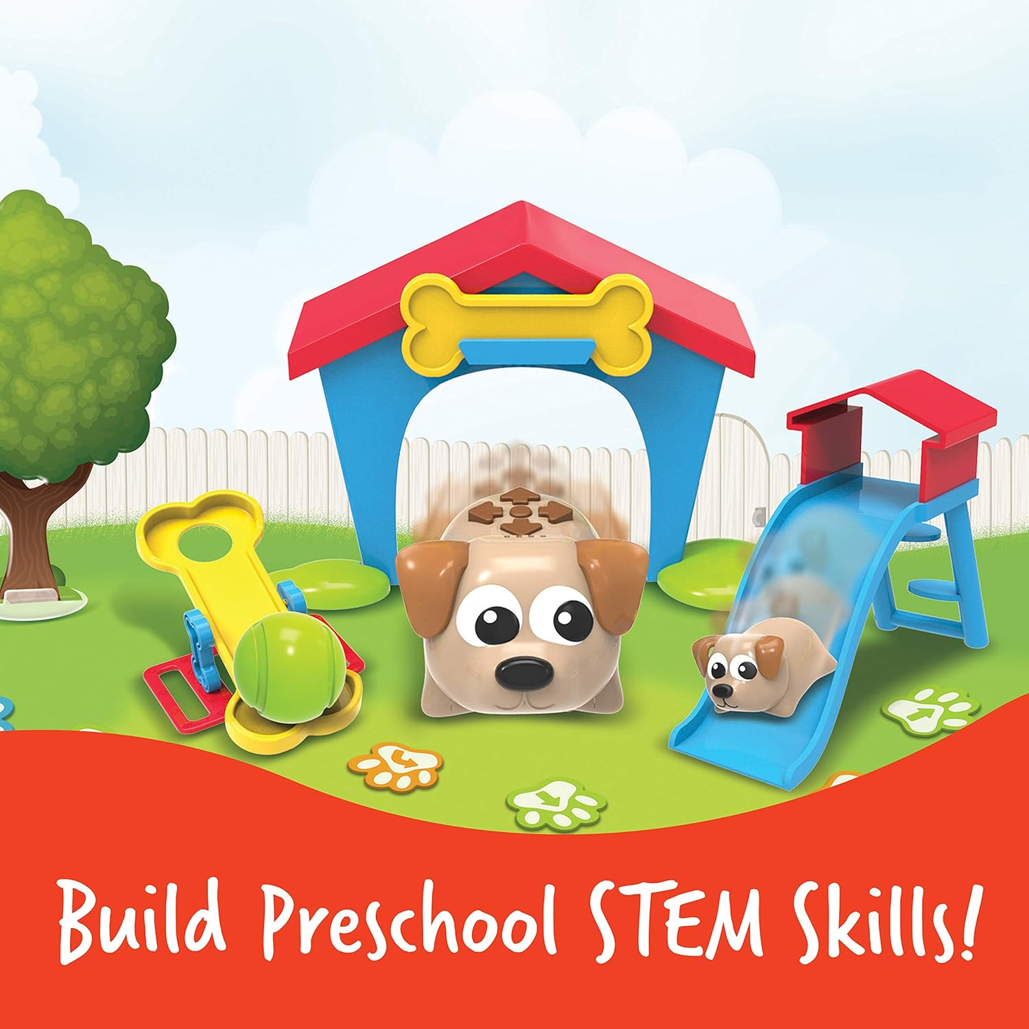 Learning Resources Coding Critters Ranger & Zip, Screen-Free Early Coding Toy for Kids, Interactive STEM Coding Pet, 22 Piece Set, Ages 4+ image number 1