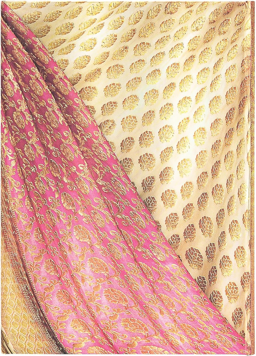 Paperblanks, Varanasi Silks and Saris, Sunahara, Midi, Lined, Magnetic Wrap Closure, 120 GSM image number 2