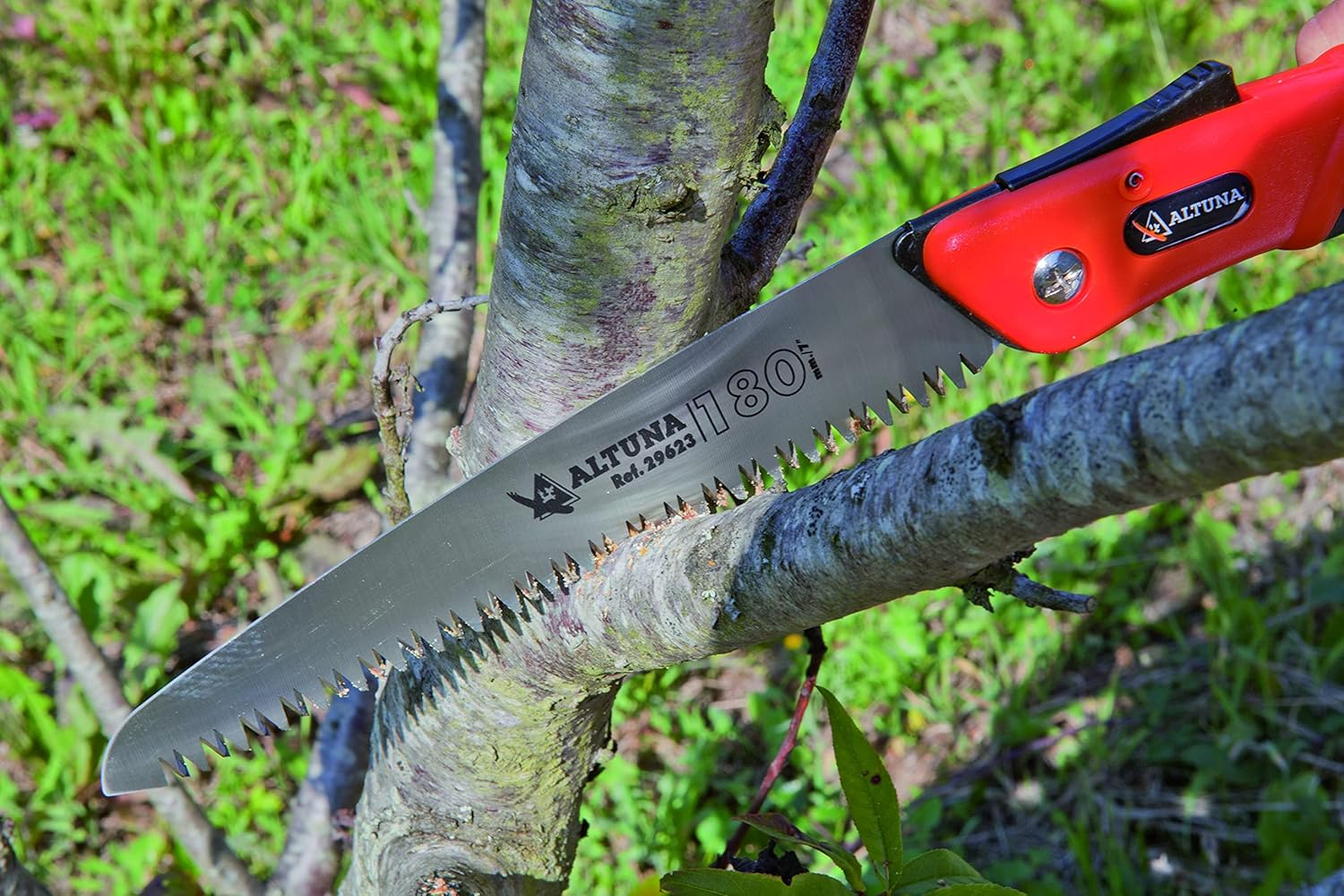 Altuna Folding Pruning Saw Blade, Serrated Japanese 7"/180Mm image number 3