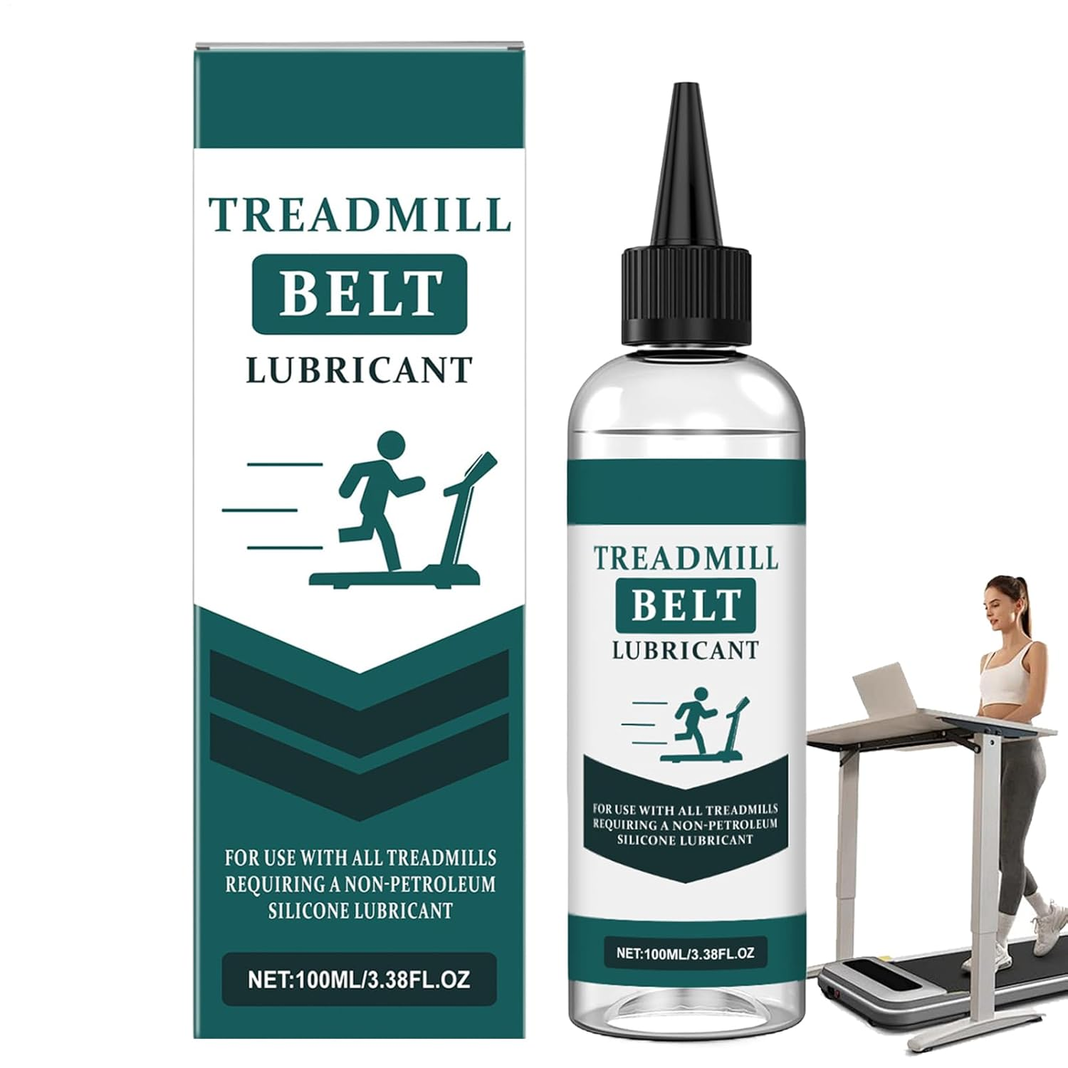 Treadmill Lubricant Used to Belt, Smooth Lube,100Ml High-Performance Treadmill Lubricant, Precision Screw Cap, Easy Application, Ideal for Home and Commercial Fitness Equipment,3.8X15Cm image number 3