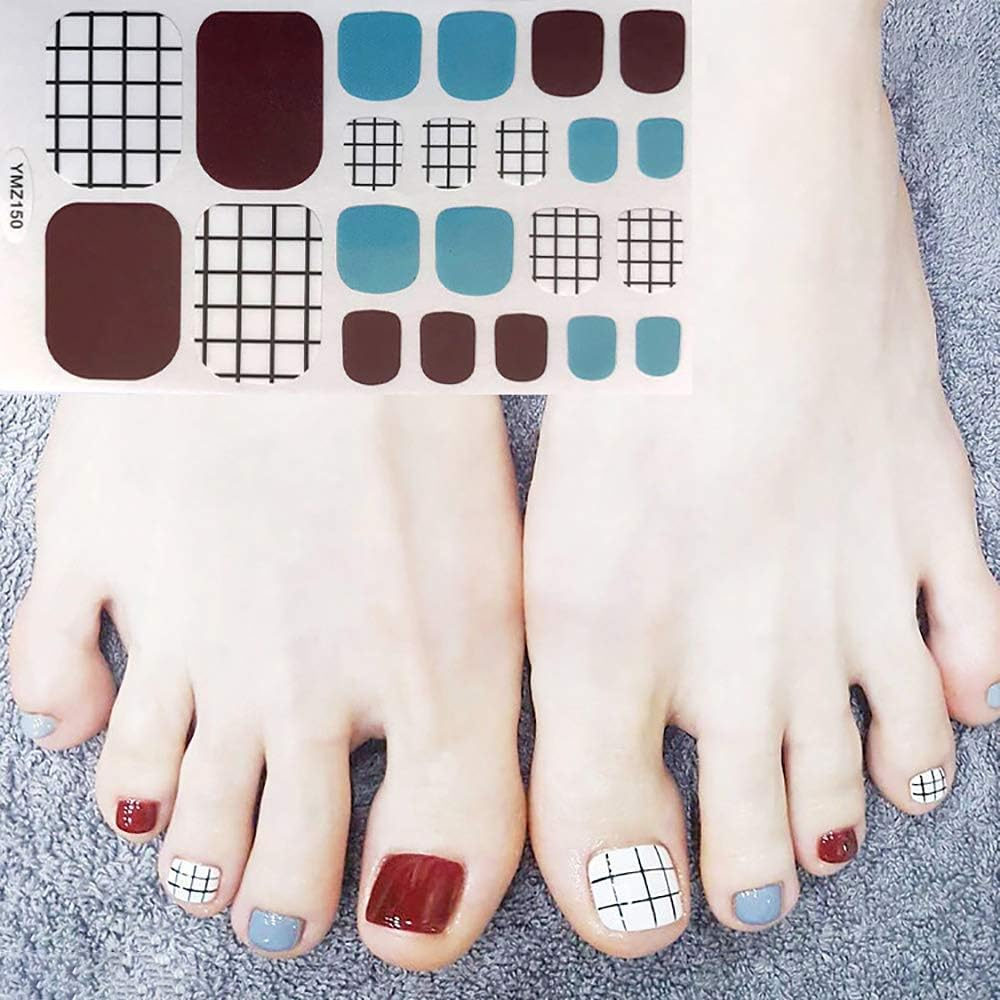 5 Pcs New Nail Stickers Foot Stickers 22 Small Stickers Waterproof Exquisite Fashion Makeup Nails Tips Decorations image number 3