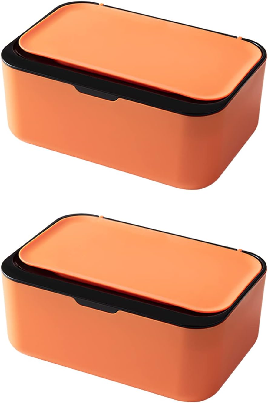 Seposeve Wipes Dispenser, Wipe Holder for Baby & Adult, Refillable Wipe Container, Keeps Wipes Fresh, One-Handed Operation. Non-Slip, Easy Open/Close Wipes Pouch Case, Grey, 0.25 Kilograms