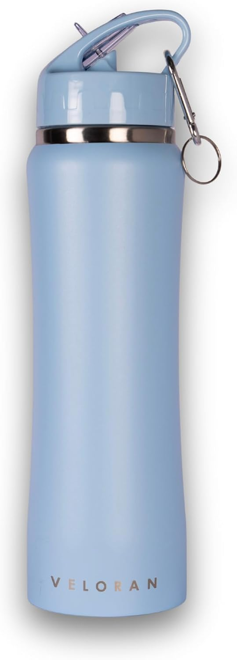 750Ml Insulated Water Bottle with Unique Easy-Grip Design, Straw, and Cleaning Brush - One-Handed Access, Stylish Hydration Companion (Turquoise) image number 1