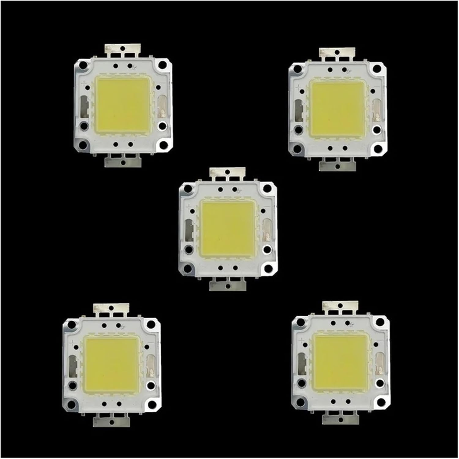 NFGZFNMKYW 3Pcs 10W 20W 30W 50W 100W LED Beads Light DC12V-36V Matrix COB Integrated LED Lamp Chip SMD for DIY Floodlight Spotlight Bulb(100W 30-36V(3Pcs),Warm White) image number 1