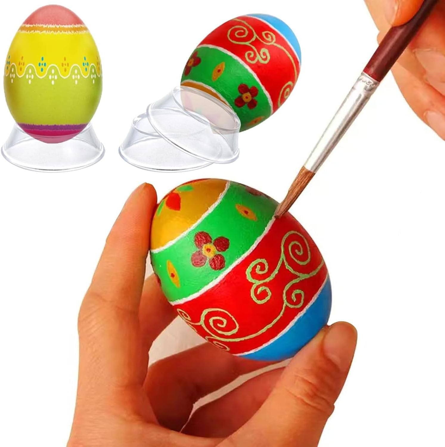 10Pcs Clear Baseball Stand,Clear Ball Stand Holder,Sports Ball Display Rack,Round Baseball Stands Display Holders for Golf Ball Softball Baseball Tennis Ball image number 4