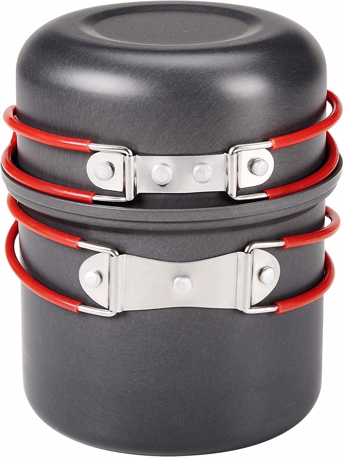 Bulin Camping Cookware Mess Kit Outdoor Backpacking Hiking Gear Cooking Equipment, Lightweight Compact Durable Cook Set