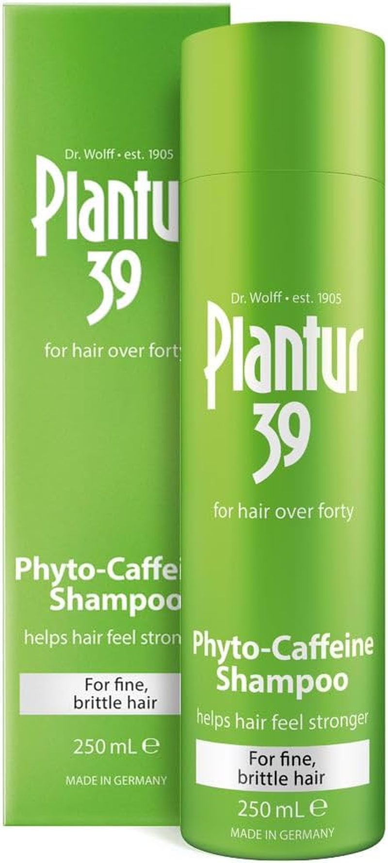 Plantur 39 Phyto-Caffeine Shampoo for Fine and Brittle Hair 250Ml | Supports Hair Growth | Women Hair Care Made in Germany image number 1