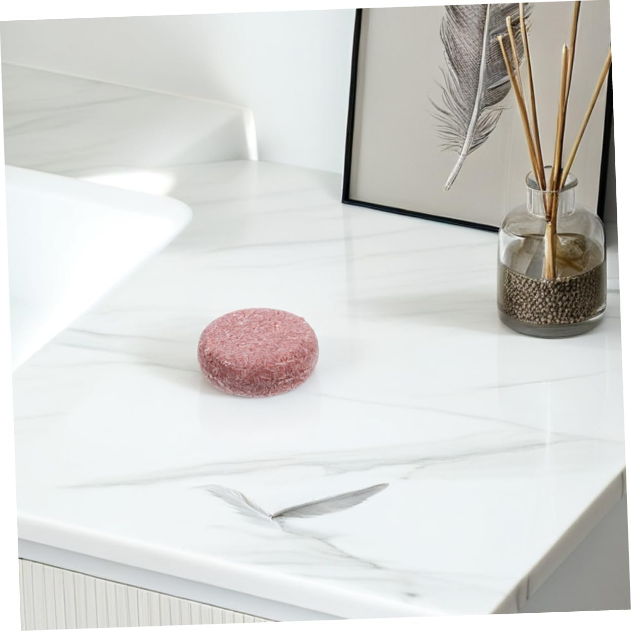 LALADEFIEE 2Pcs Natural Soap Bar for Oily Hair Oil Regulation Travel-Friendly Shampoo Soap for Hair image number 1