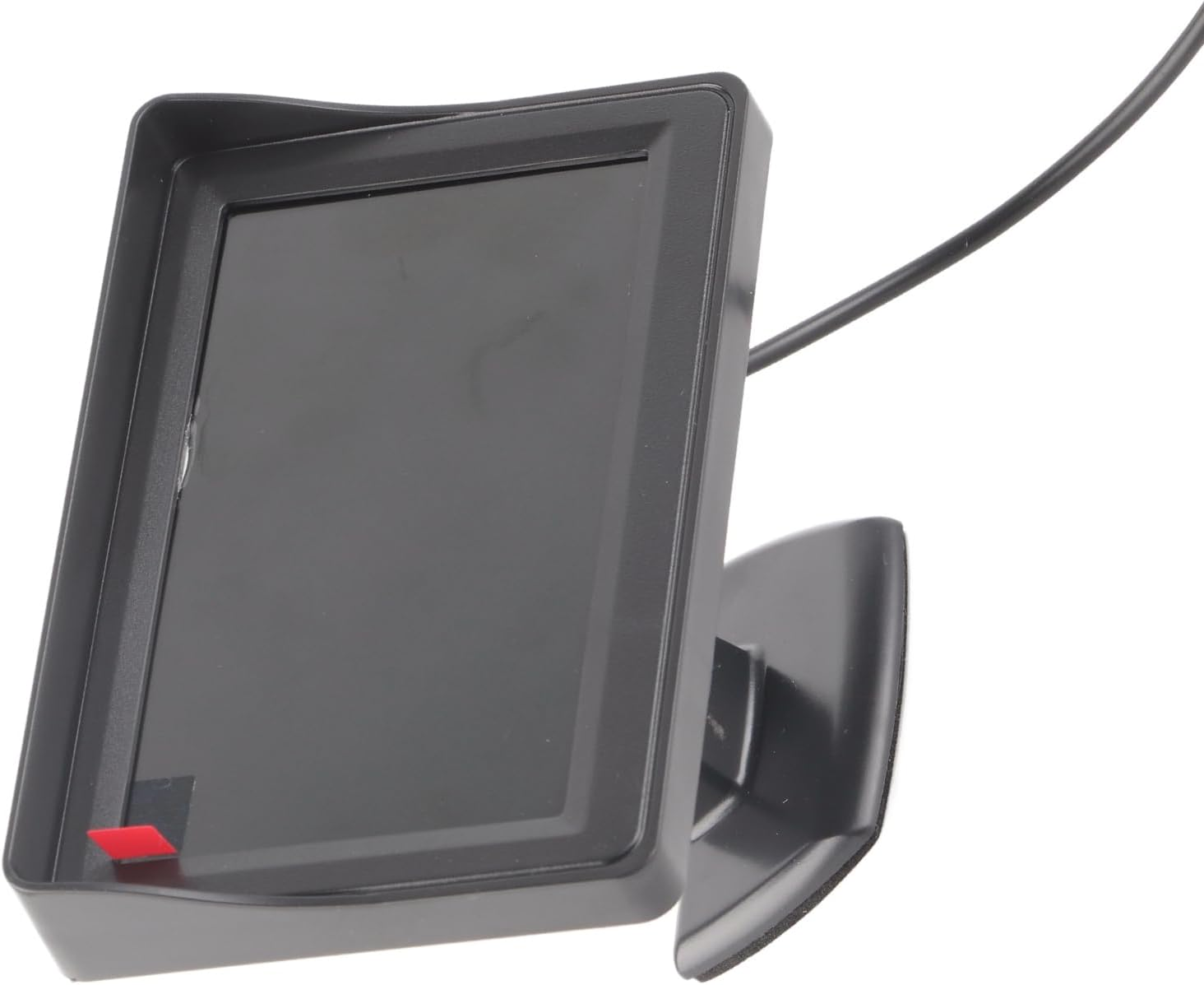 4.3 Inch Color LCD Car Rear View Camera Monitor Waterproof Car Monitor 180 Degree Adjustable for SUV Van Truck Black