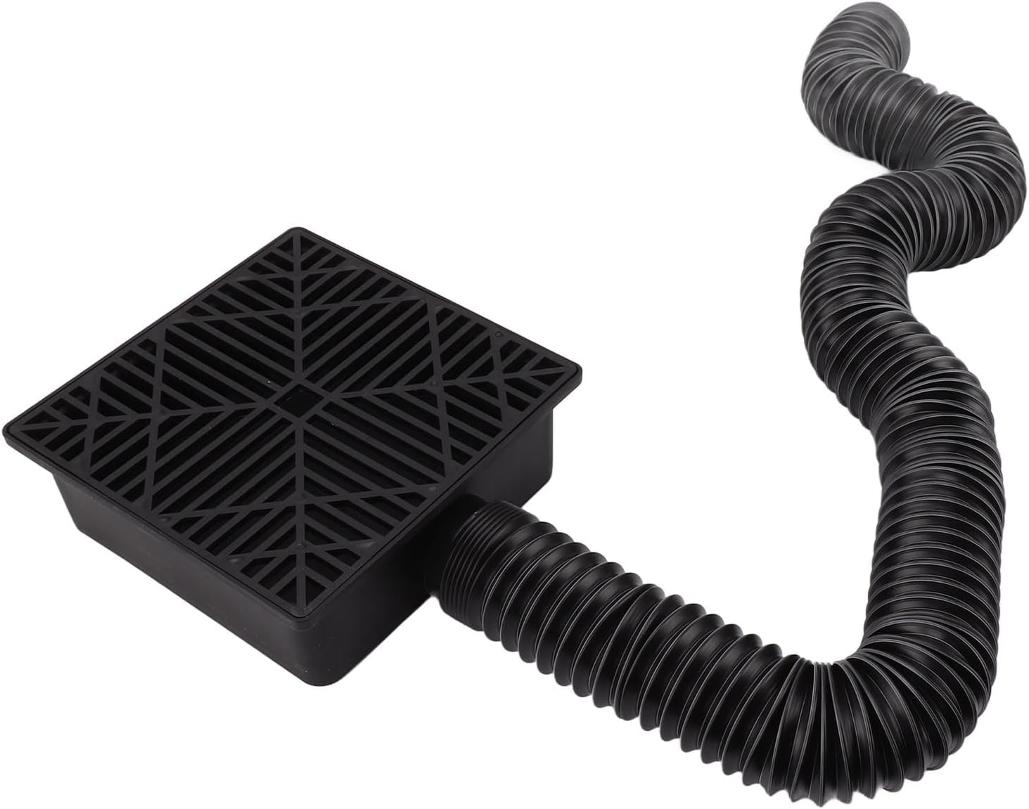 Asixxsix Gutter Downspout Extensions, Flexible, No Dig Low Profile Catch Basin Downspout Extension Kit, Flexible Pipe to 8 Ft, Protect House Foundation, down Spout Extender image number 2