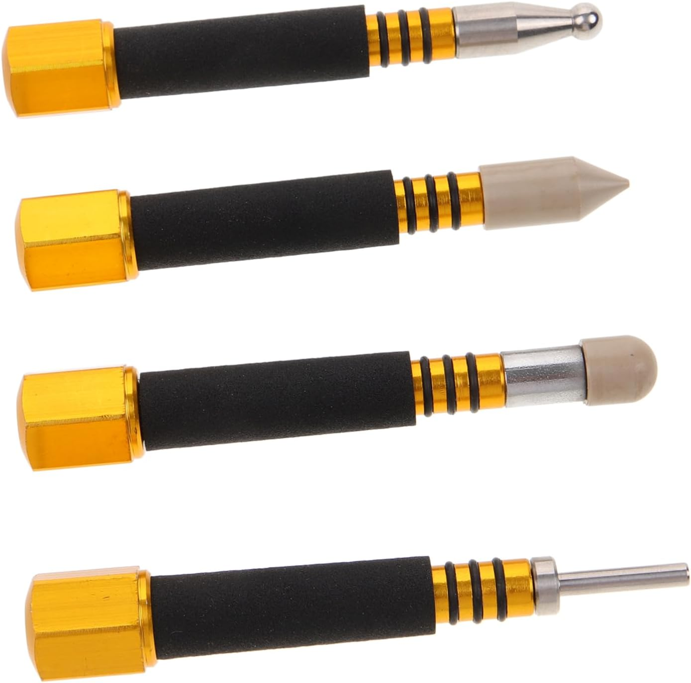 BELLIFFY 4Pcs Tap down Pen Dent Tool Kit for Automotive Paintless Dent Repair Professional Body Repair Equipment Set Diy Use image number 6