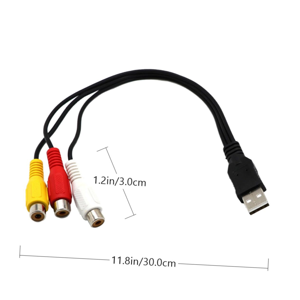 UTHCLO USB to Audio Adapter Cable Set Lightweight for Tv Computer Home Theater Connection image number 4