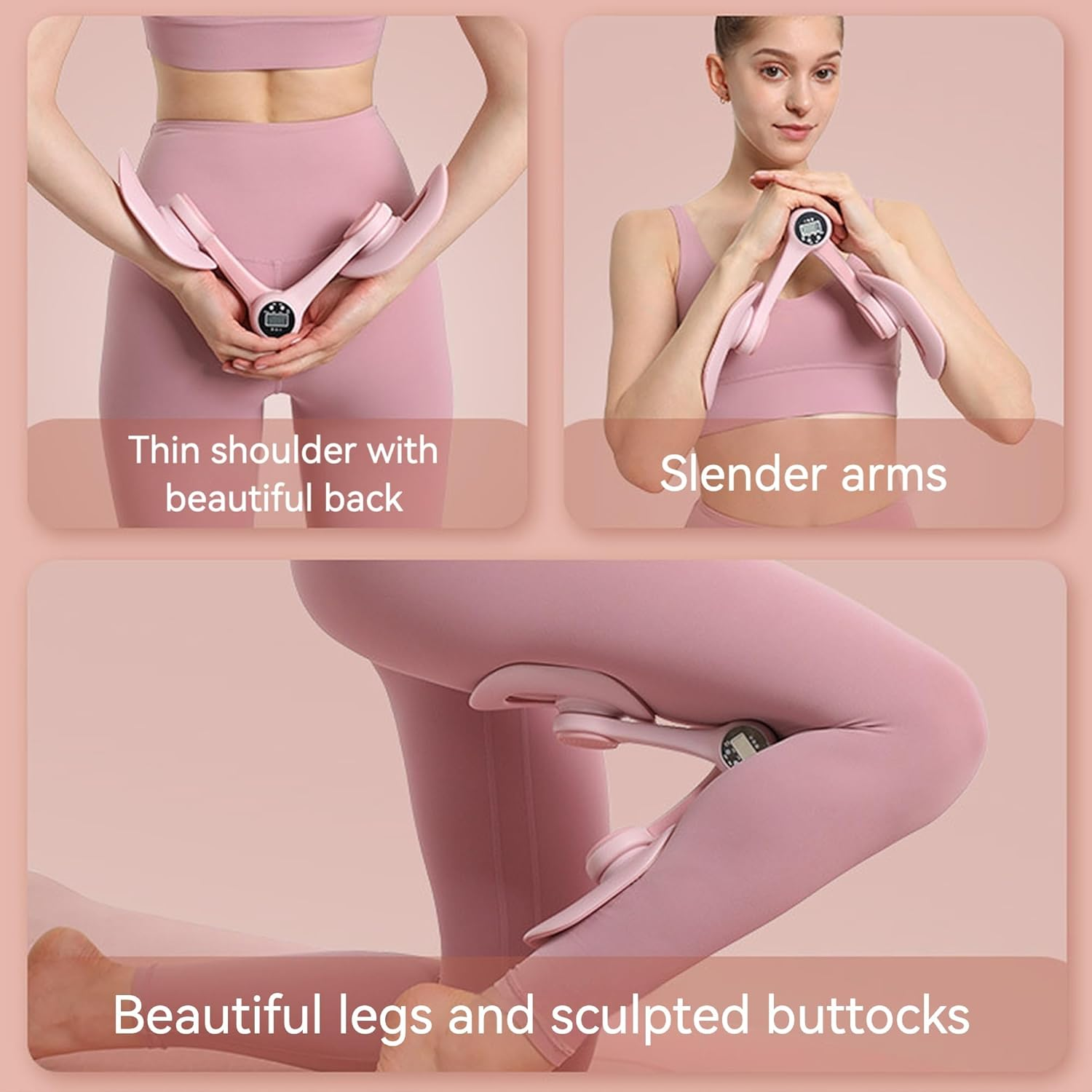 TSWCBYYLB Thigh Master Pelvic Floor Muscle Exercise Trainer Devices with Display Counter for Women image number 4