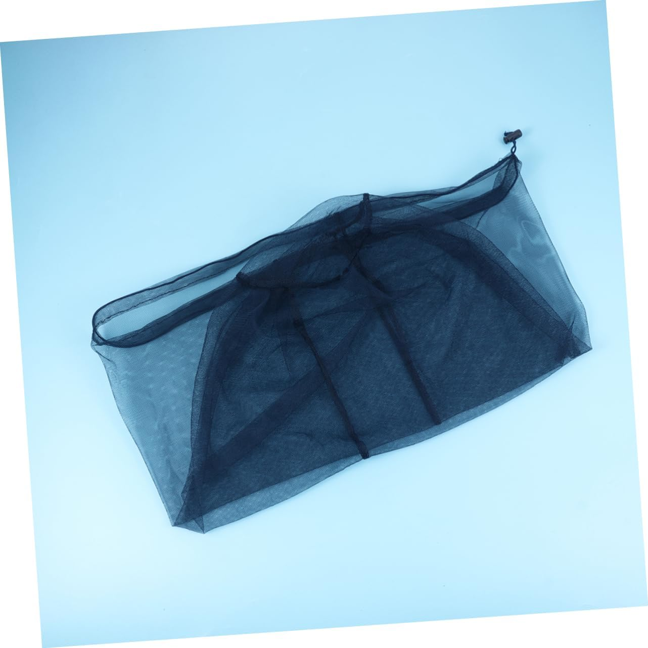 POPETPOP Flexible Outdoor Cap with Mesh Face Protector for Camping Fishing Hiking Blue Bug Net Hat for Insect Protection for Travel and Outdoor Activities - Blue image number 6