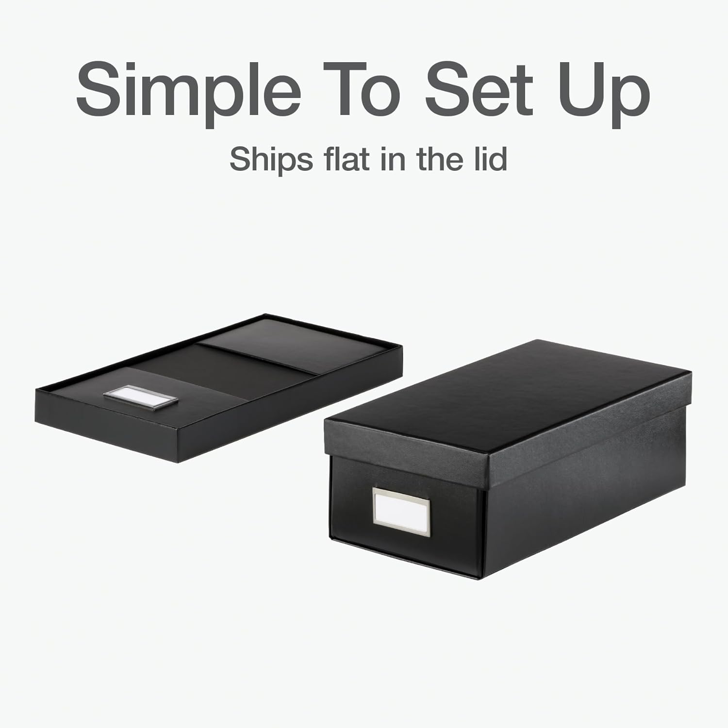 Oxford Keepsake Box, Protective Storage Box, Home and Office Organizer, Photo Storage Box, Souvenir Organizer, Small, 6" X 12" X 4 1/4" (41789) image number 2