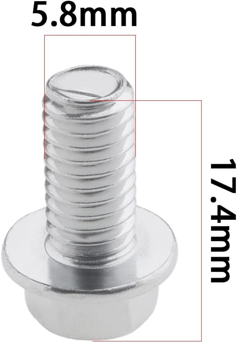 SING F LTD 10PCS Recoil Pull Start Bolts Screws Compatible with Honda GX120 GX160 GX200 GX270 GX340 GX390 17.4X5.8Mm Pull Start Mounting Bolts image number 5