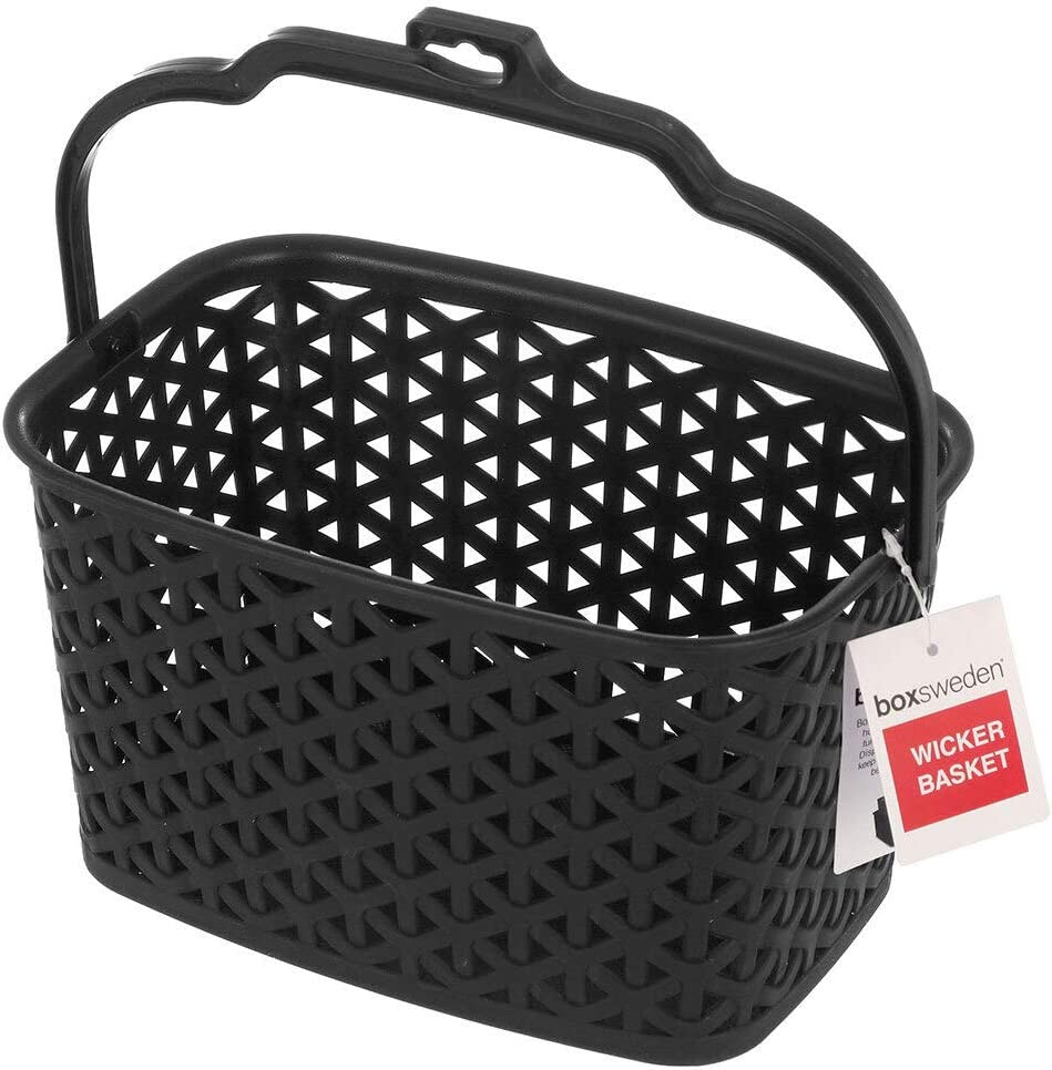 Box Sweden Wicker Design Peg Basket Storage Holder/Organiser W/Hook Assorted image number 2