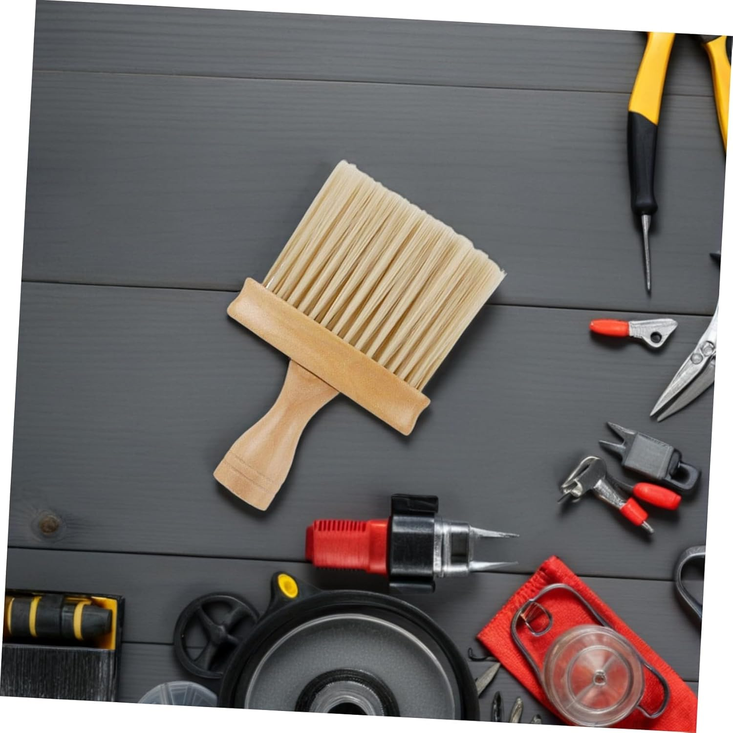 Luxshiny 3Pcs Car Air Vent Cleaning Brushes Soft Bristles Automotive Interior Dust Remover Air Conditioner Outlet Cleaning Tool image number 4