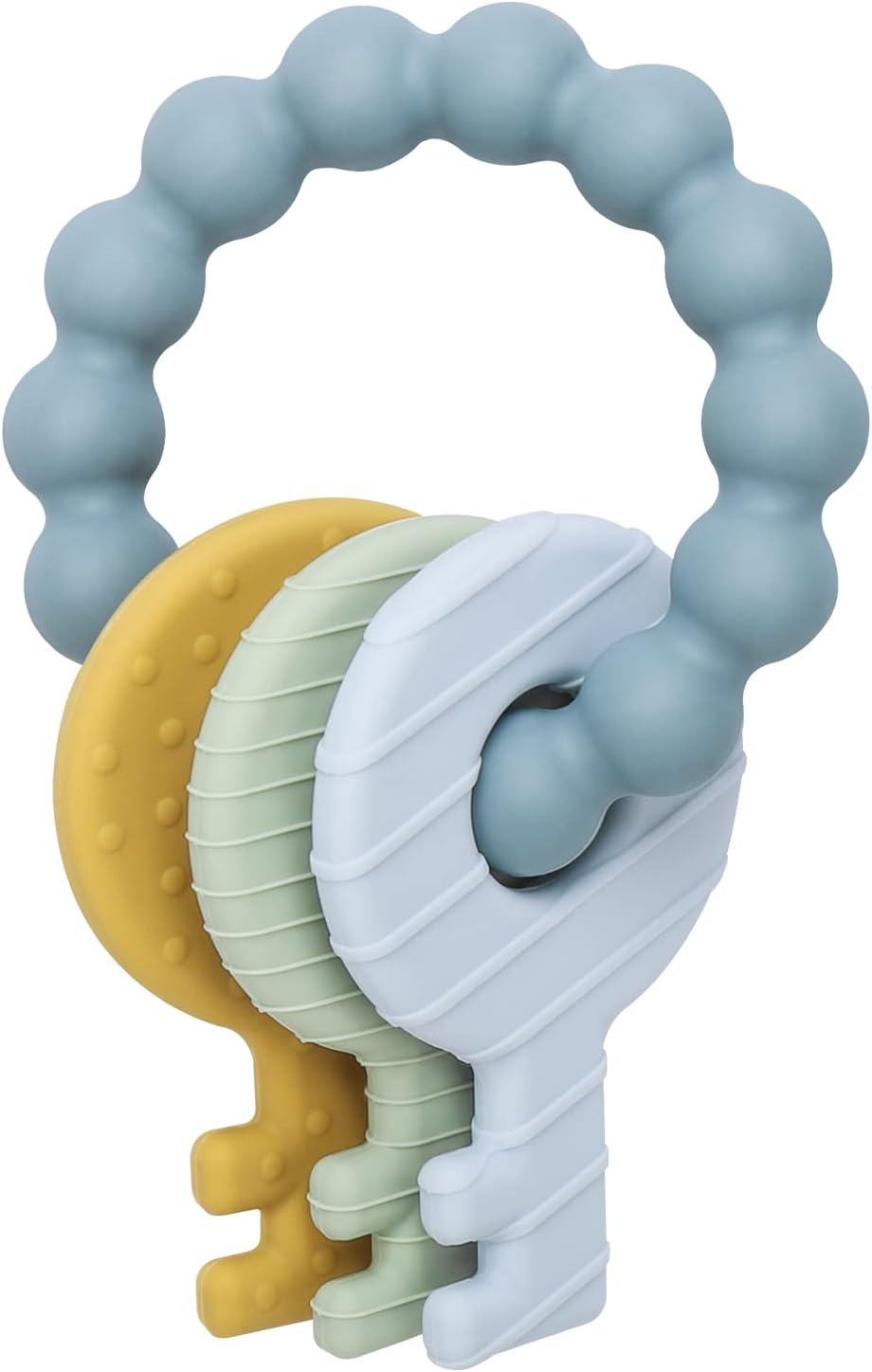 Silicone Teething Toys for Baby 3 Months, Choking-Proof Design, 100% Food-Grade Silicone, Infant to Toddler Teether, Essential Stuff for Baby Boy and Girl