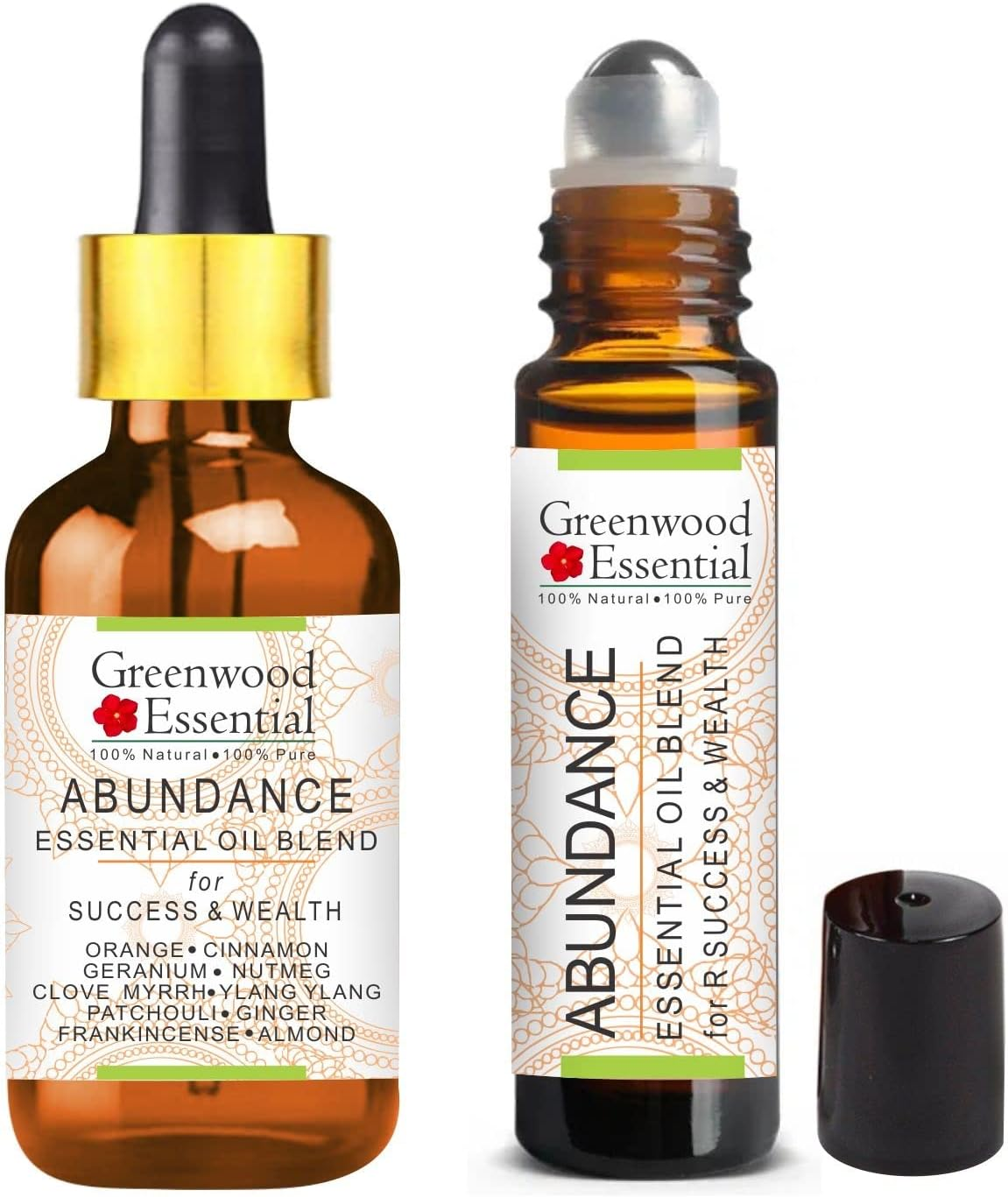Greenwood Essential ABUNDANCE - Essential Oil Blend for Success & Wealth 10Ml (0.33Oz) & 5Ml (0.16Oz) image number 4