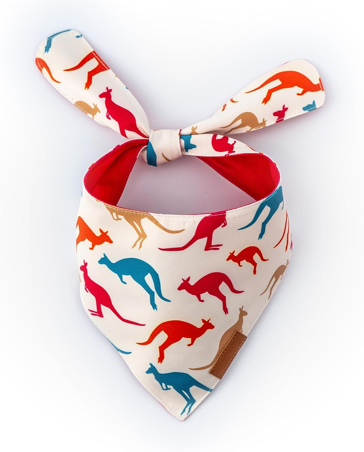 Paws Boutique Premium Dog Bandana/Scarf | Design: Roo-Mazing Style | Reversible Dual Layered/Sided | Small, Medium & Large Pets | Unique Style | Accessories for Puppies & Dogs (S) image number 1