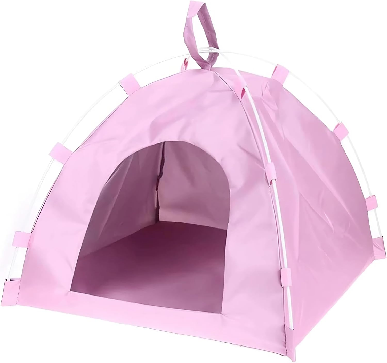 EZONEDEAL Portable Travel Pet Tent Outdoor, Washable Folding Detachable Pet Tent Dog House Oxford Cloth Kennel Camping Shelter Sun Block and Waterproof for Dogs and Cats Bed Puppy House