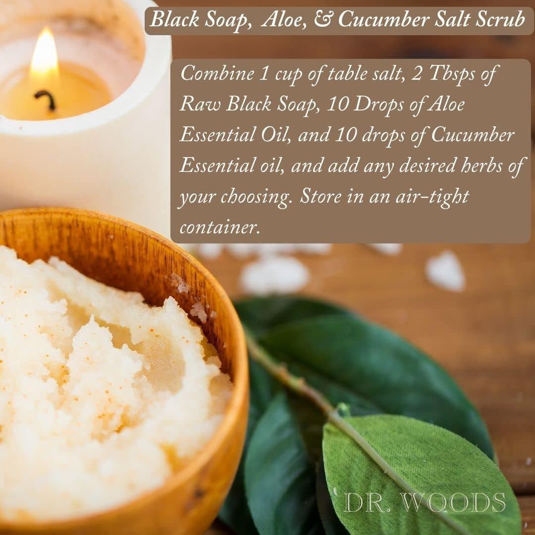 Dr. Woods Raw Moisturizing Black Unscented Soap with Organic Shea Butter, 32 Ounce image number 1