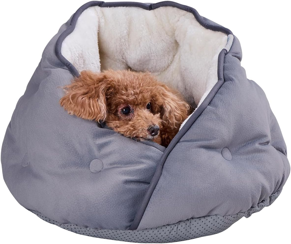 ADD. Mate Cuna Dome Bed for Dogs and Cats, AWA, Charcoal Grey