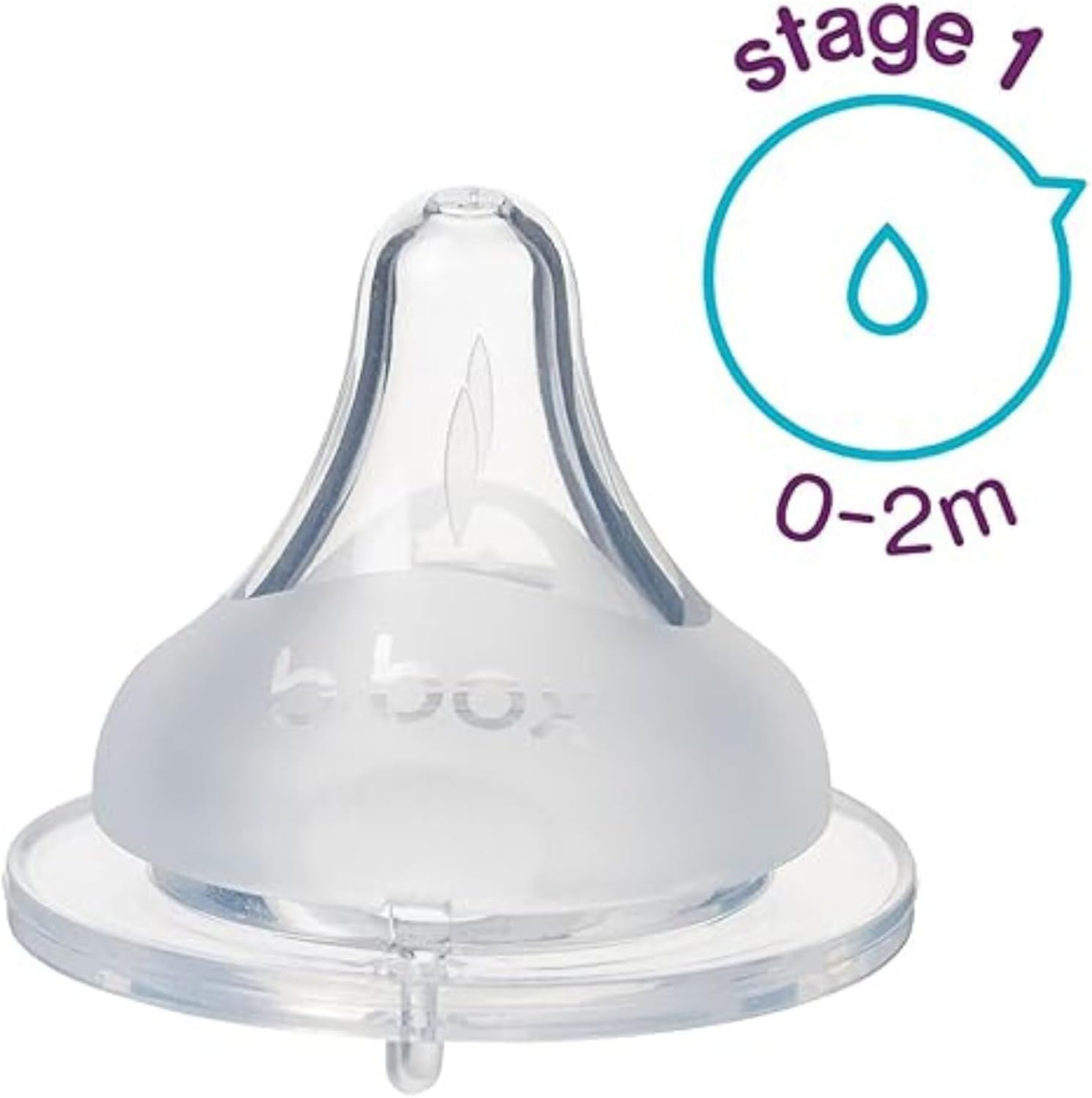 B.Box PPSU Breastfed Baby Bottle, Peony, 240 Ml Capacity image number 4