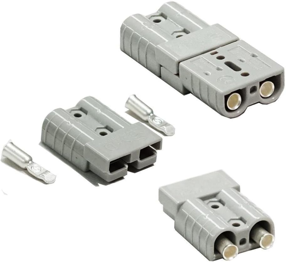 12X 50AMP Anderson Style Plug Connectors Exterior Solar DC Caravan Power 12V-24V image number 1