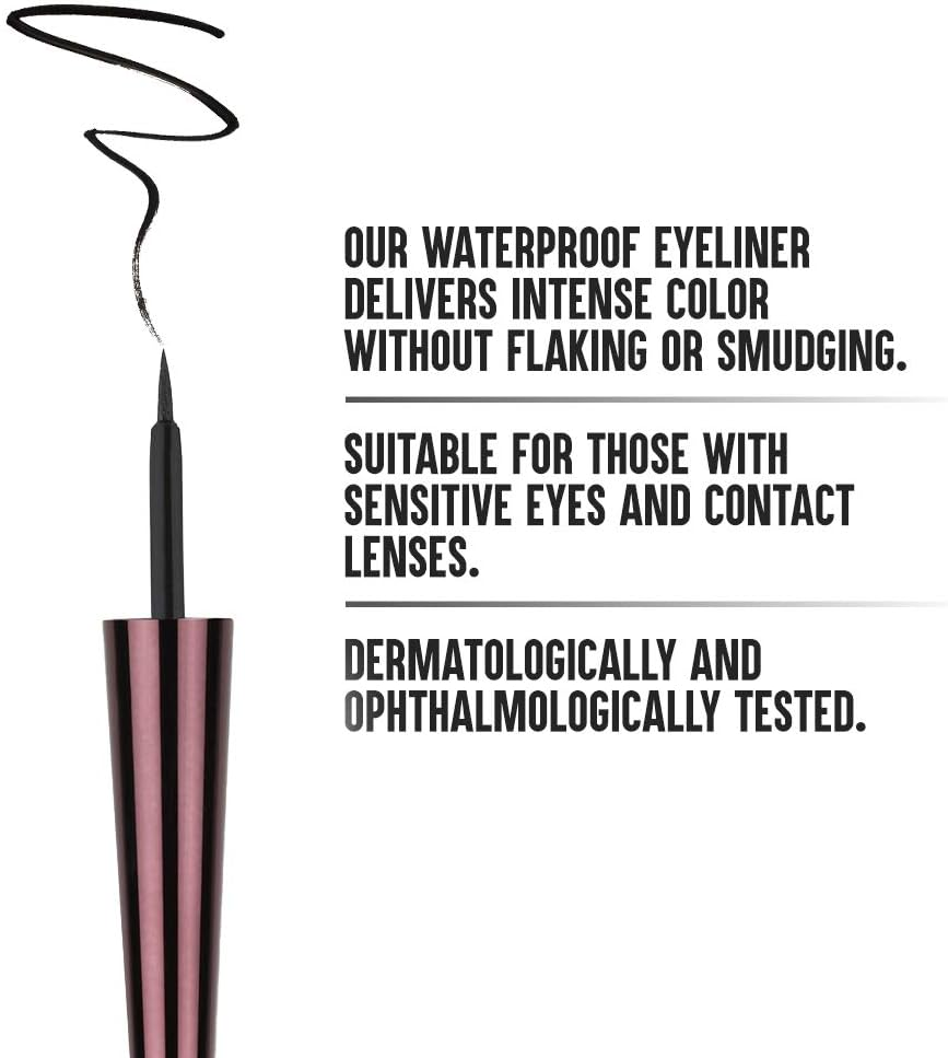 Colorbar Waterproof Liquid Eyeliner, Black - HRD Global Store