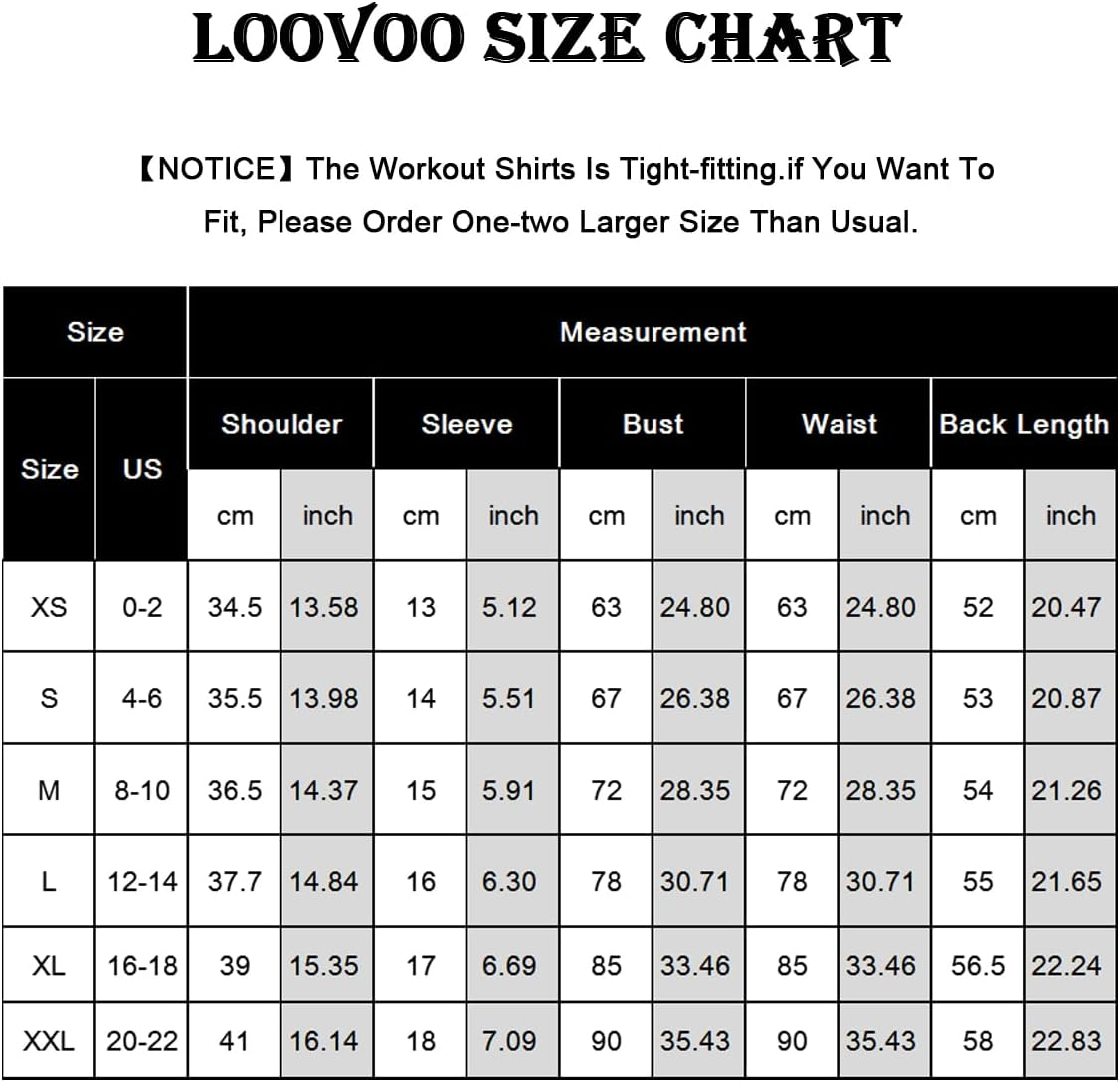 Loovoo Women Workout Shirts 1/2/3 Pack Athletic Compression Tee Dry Fit Yoga Gym Basic Tops image number 3